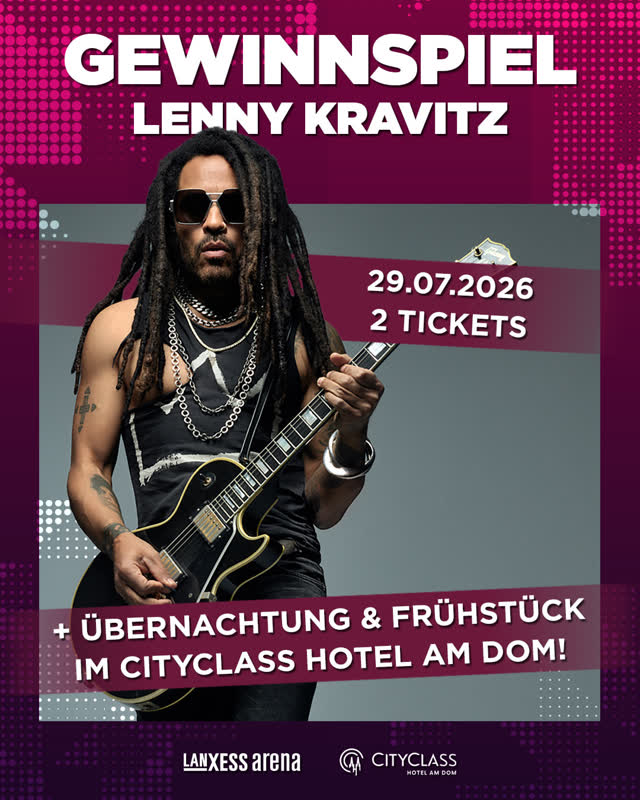 Lenny Kravitz kommt nach Köln!