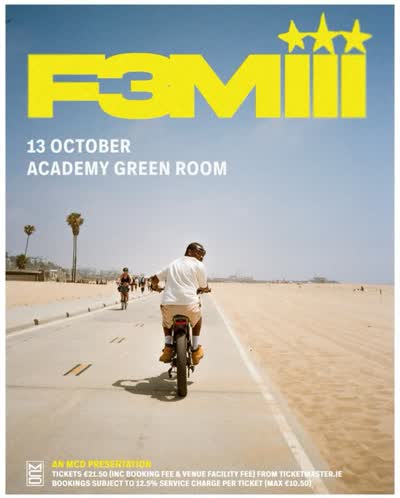 f3miii headline show at The Academy