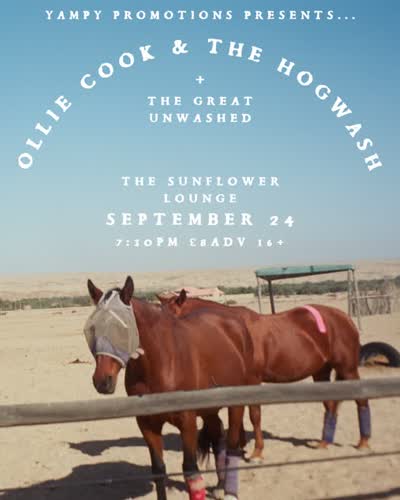 New gig announcement