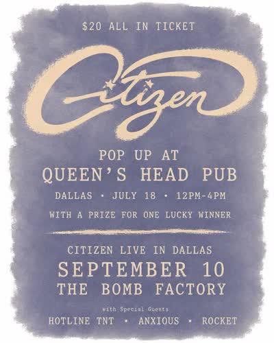 Citizen show at The Bomb Factory