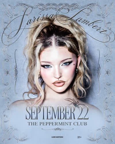 Larissa Lambert is coming to The Peppermint Club