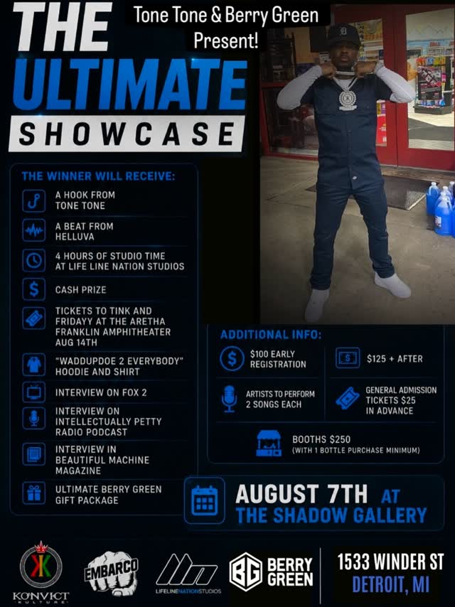 Tone Tone & Berry Green presents “The Ultimate Showcase”