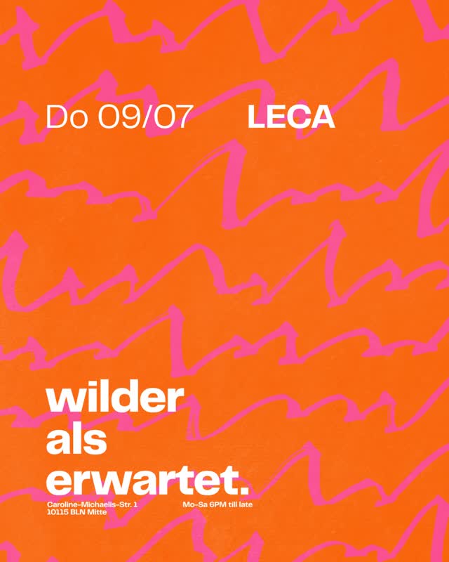 afterwork mit LECA