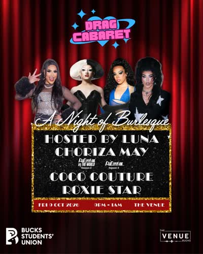 DRAG CABARET RETURNS THIS FRESHERS