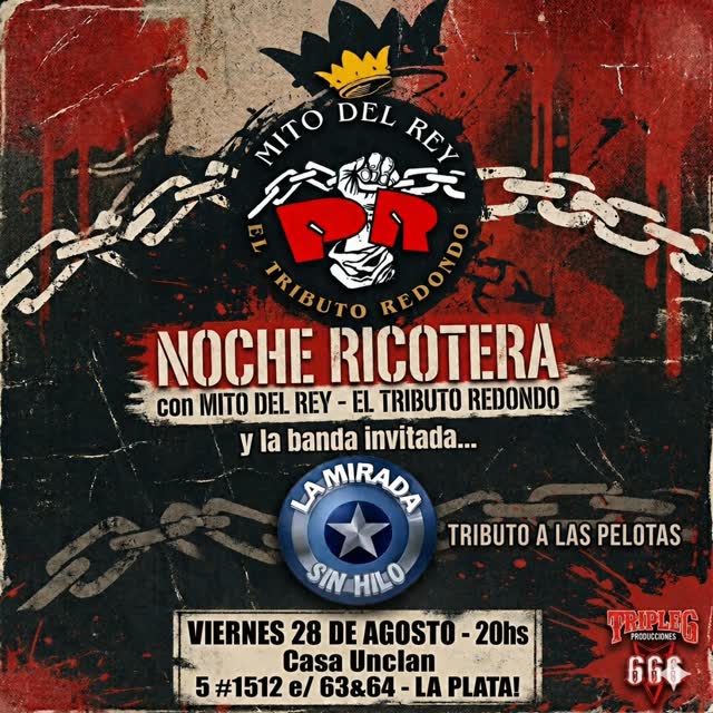 NOCHE & FIESTA RICOTERA EN LA PLATA!