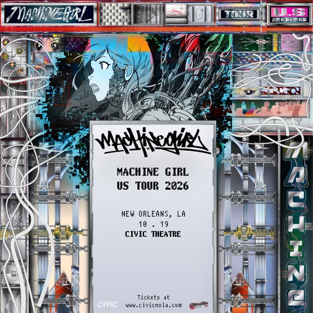 Machine Girl is coming to Civic Theatre