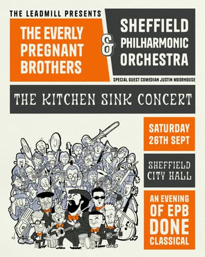 The Everly Pregnant Brothers return to Sheffield City Hall
