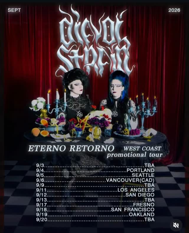 ETERNO RETORNO WEST COAST promotional tour