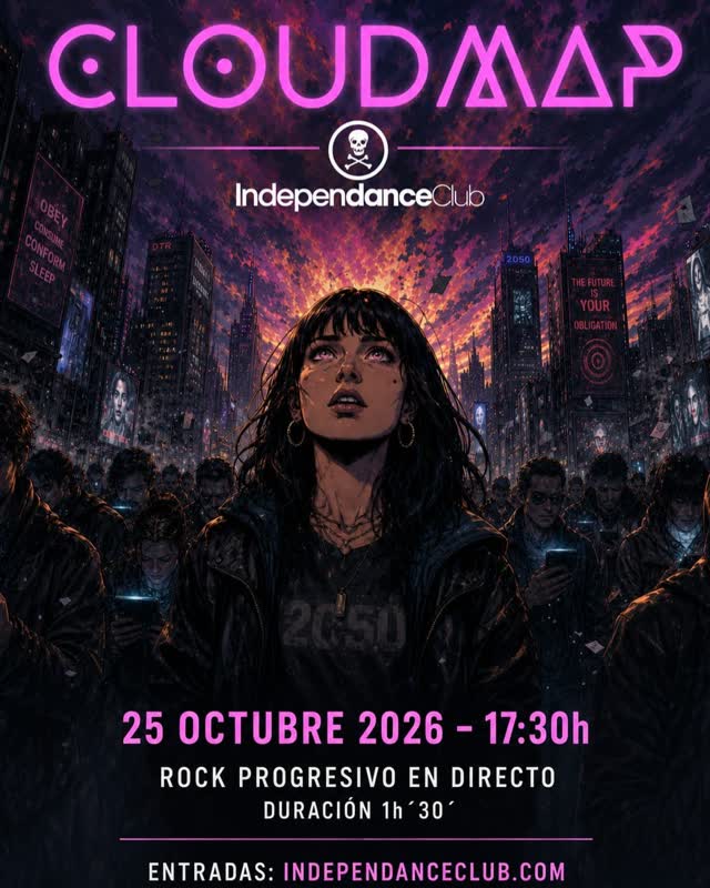 CLOUDMAP - ROCK PROGRESIVO EN DIRECTO