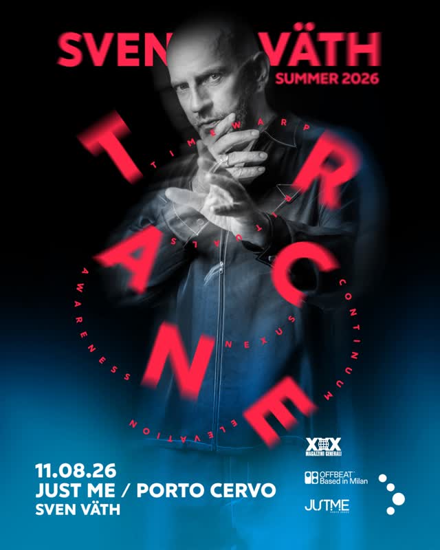 30 YEARS OF MAGAZZINI GENERALI - A SUMMER CELEBRATION WITH SVEN VÄTH