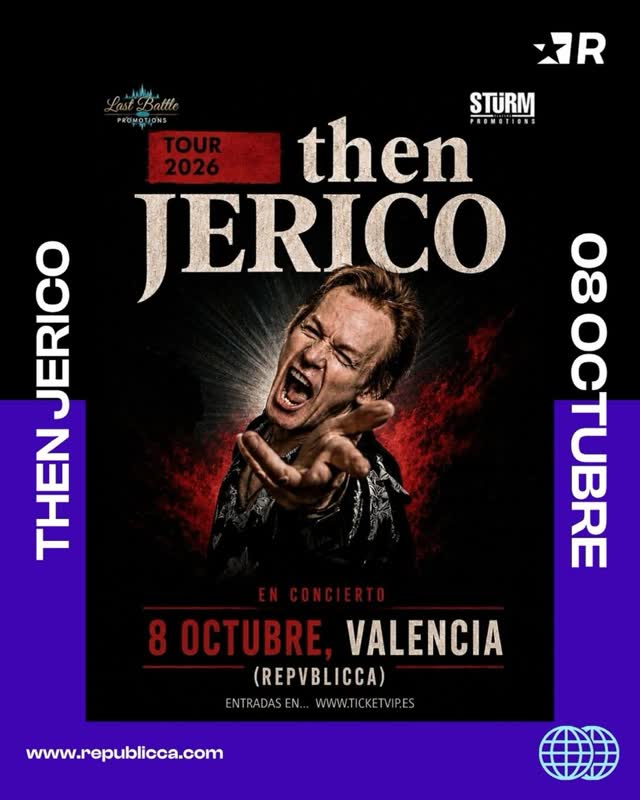 Then Jerico regresa a España - Único concierto en Valencia