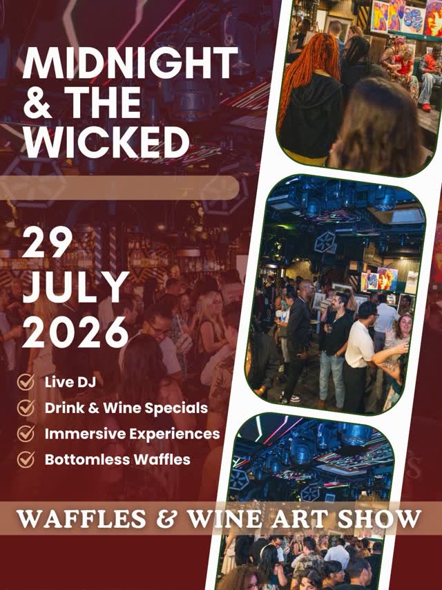 Waffles & Wine Art Show