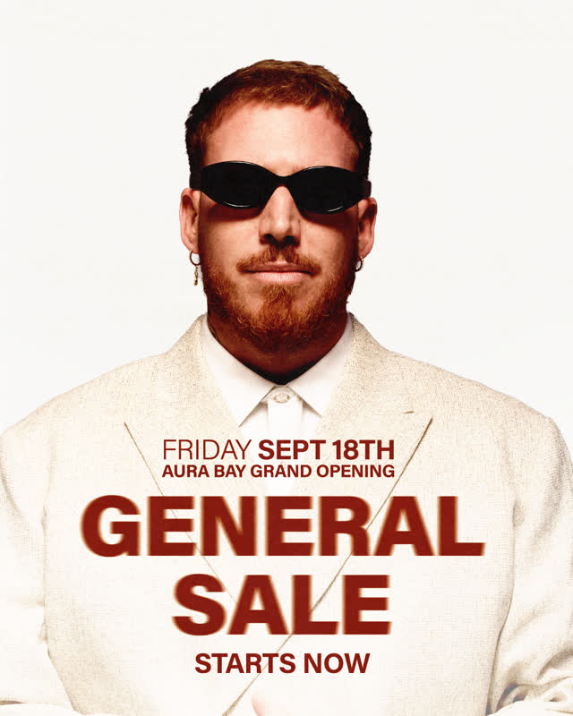 AURA BAY GRAND OPENING GENERAL SALE
