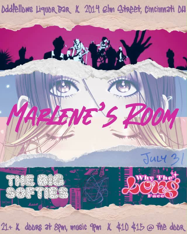 Special show supporting Marlene’s Room and Why the Long Face