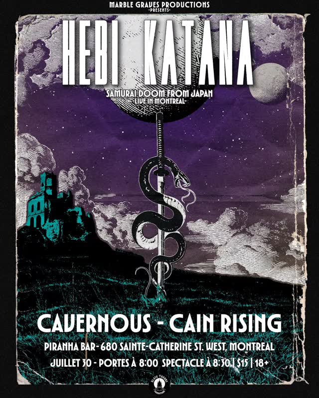 Hebikatana, Cavernous, Cain Rising