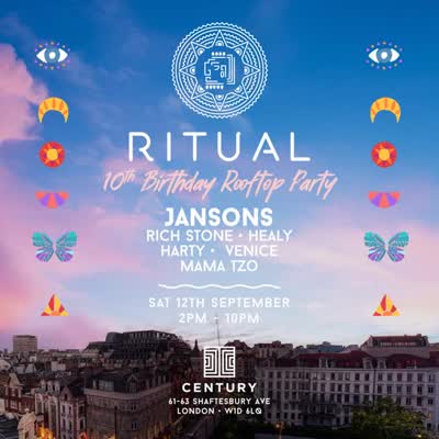 RITUAL 10th Birthday Rooftop Party