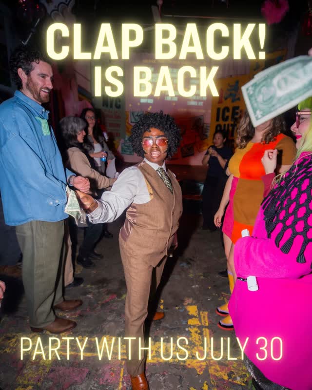 Clap Back fundrager party