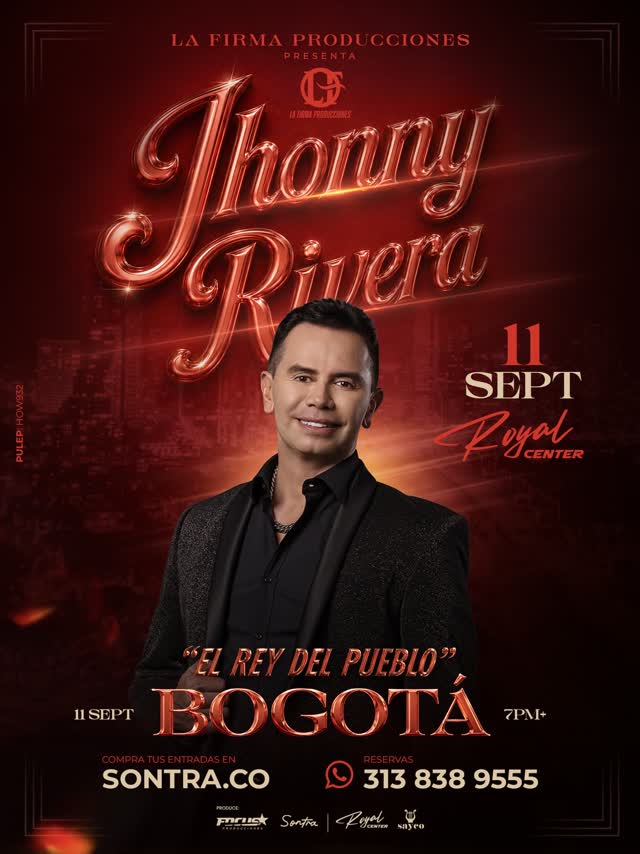 JHONNY RIVERA llega con un espectáculo ÍNTIMO