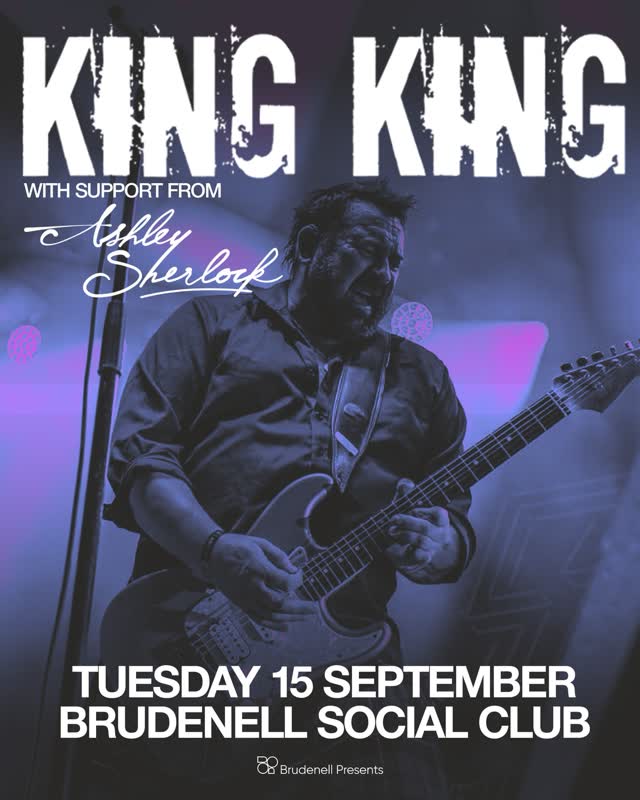 King King with support from Ashley Sherlock Band