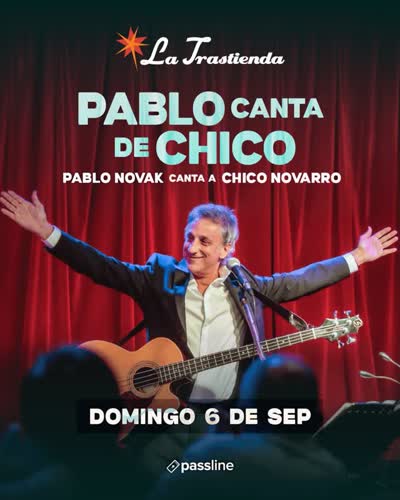 Pablo Novak en La Trastienda
