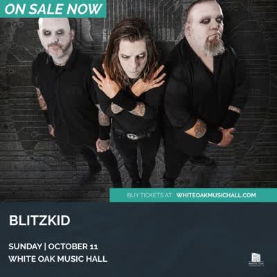 Blitzkid heading to the Upstairs stage