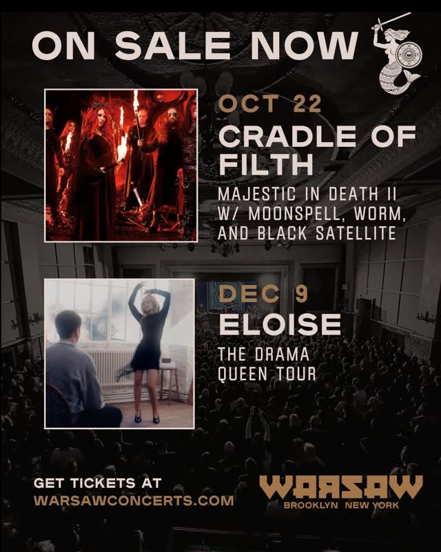 ON SALE NOW - Cradle of Filth / Eloise