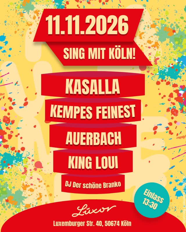 11.11. – SING MIT KÖLN!