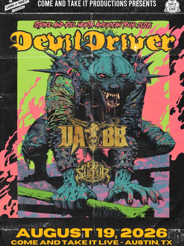 DevilDriver, Upon A Burning Body and Ov Sulfur