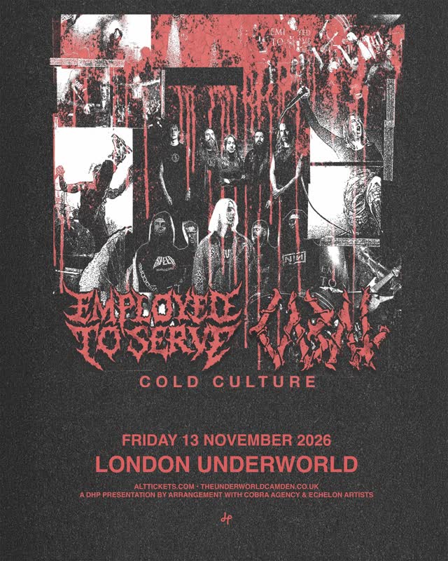 Employed To Serve and Cabal co-headline show