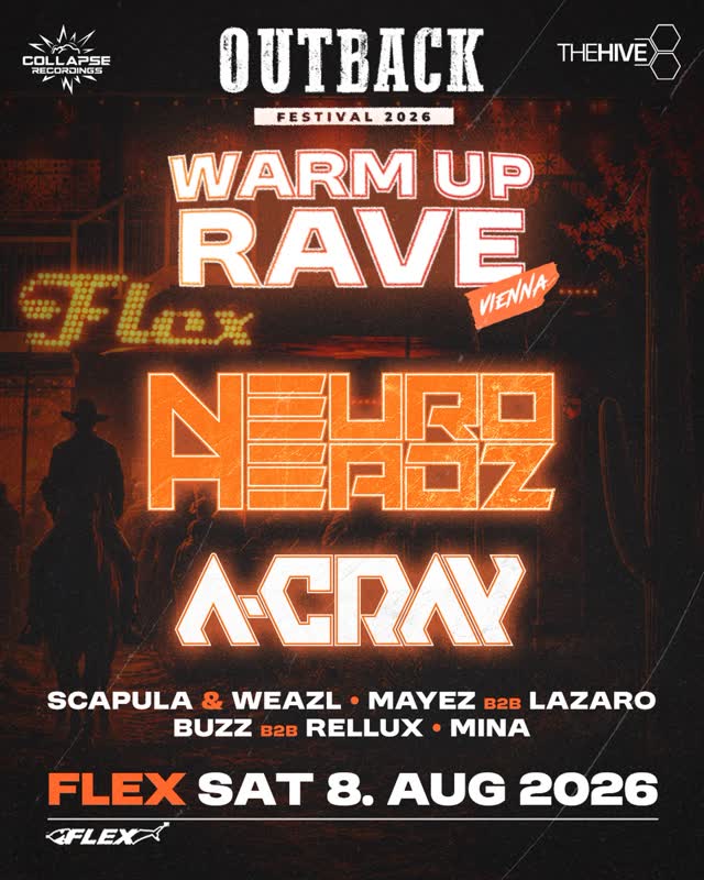 OUTBACK FESTIVAL 2026 WARM UP RAVE VIENNA