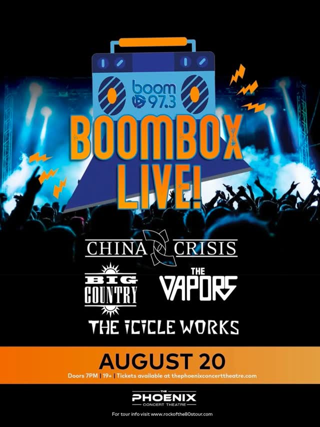 China Crisis, Big Country, Ian McNabb, The Vapors