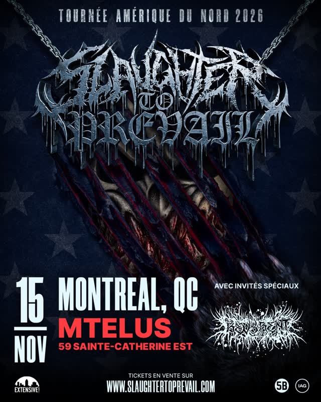 Slaughter To Prevail returns to Montreal