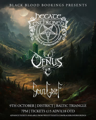 HECATE ENTHRONED RETURN TO LIVERPOOL