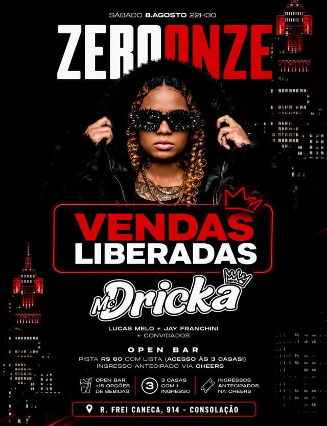 ZEROONZE com MC DRICKA
