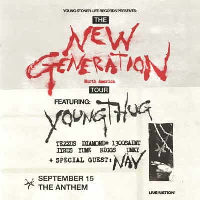 JUST ANNOUNCED: 9/15, @thuggerthugger1