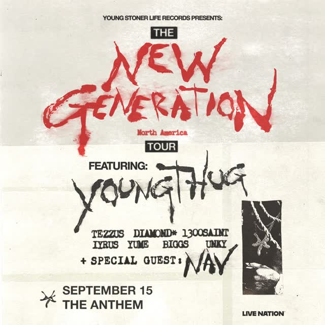 JUST ANNOUNCED: 9/15, @thuggerthugger1