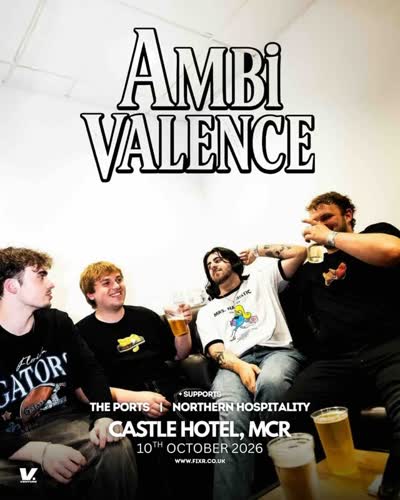 Venture Concerts Presents Ambivalence Band with Support from The Ports and Northern Hospitality Band