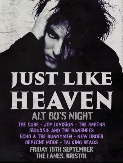 Just Like Heaven - Alt 80'S Night