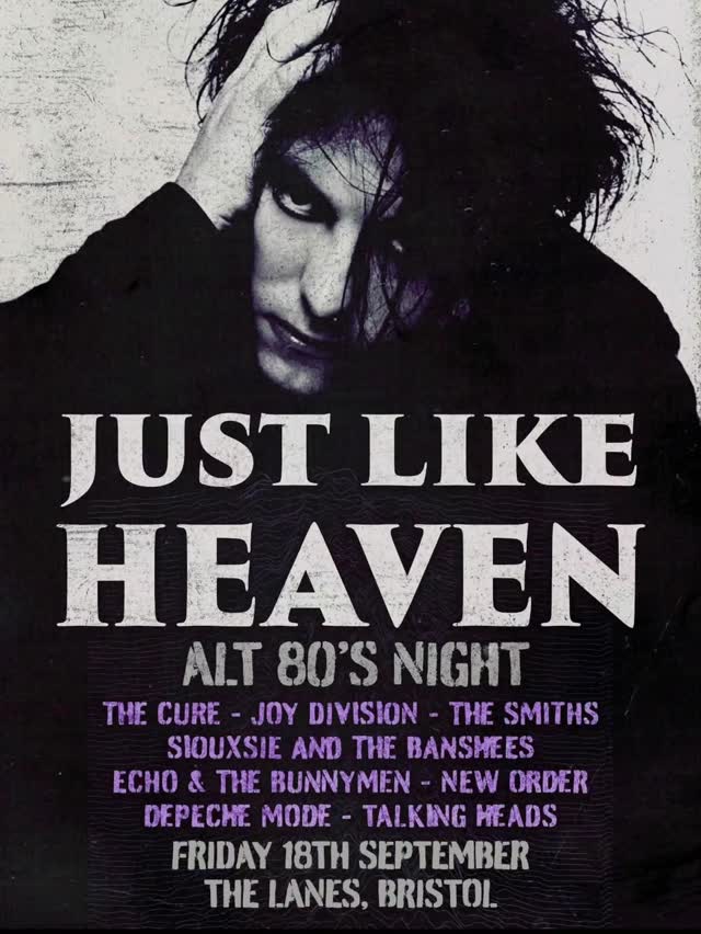 Just Like Heaven - Alt 80'S Night