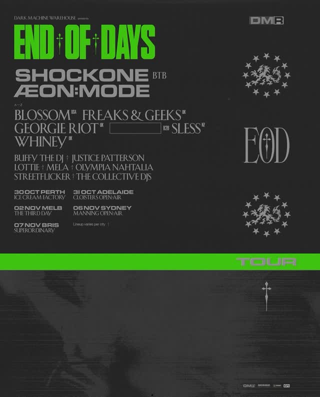 END OF DAYS TOUR