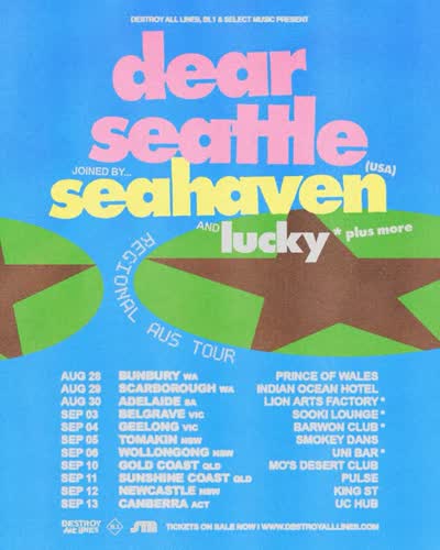 Dear Seattle Regional Aus Tour 2026