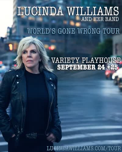 an evening with Lucinda Williams and her band