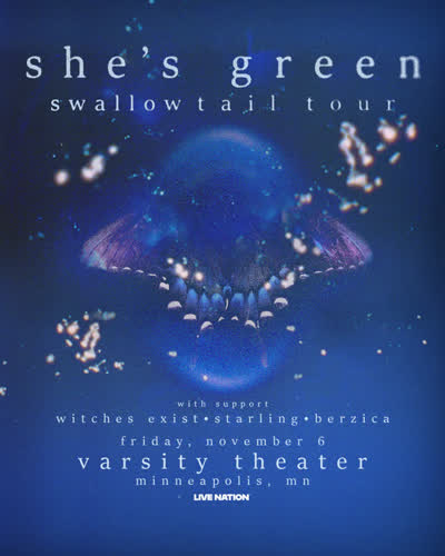 she's green - swallowtail tour