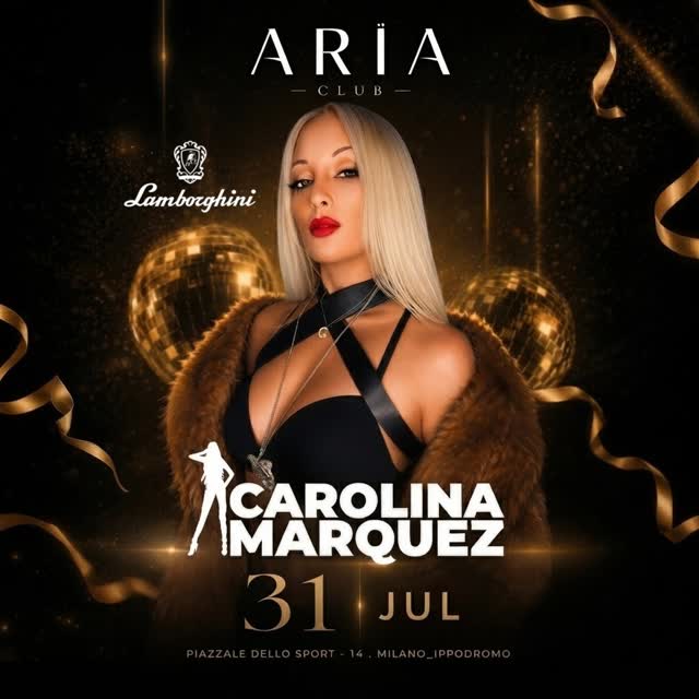 CAROLINA MARQUEZ LIVE AT ARÏA CLUB