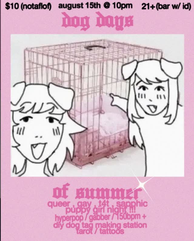 dog days of summer - puppy girl night