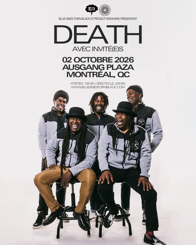 Death will be performing live at Ausgang Plaza