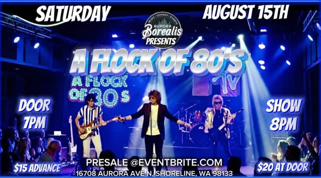 A Flock of 80’s returning August 15th!