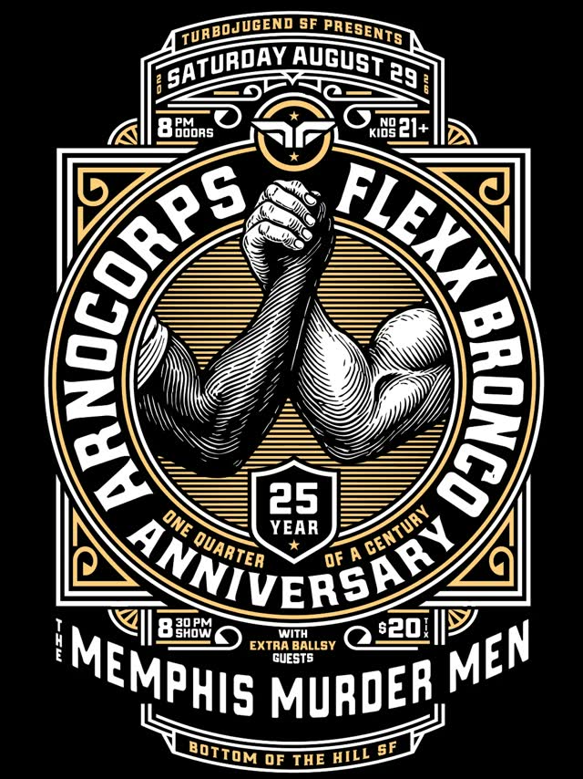 THE MEMPHIS MURDER MEN, ArnoCorps, and Flexx Bronco