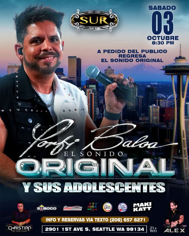 PORFI BALOA REGRESA A SEATTLE!