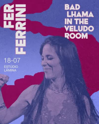 A BAD LHAMA IN THE VELUDO ROOM